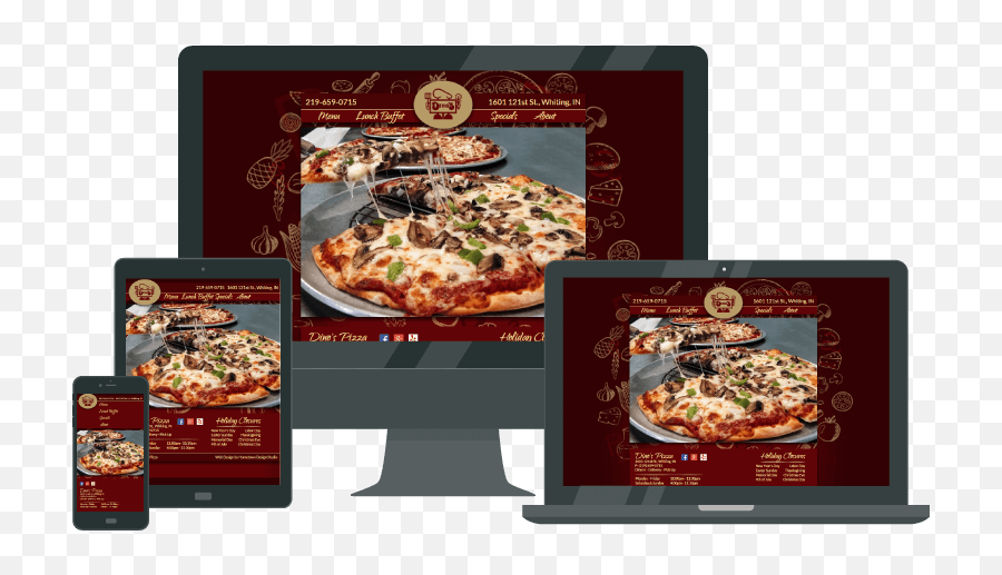 Local Pizza Restaurant Web Design Marketing Services In - Pizza Emoji,Pizza Emotion Lord