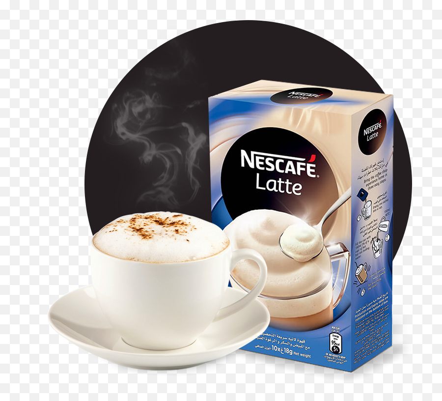 Nescafé Latte Instant Foaming Mix - Nescafe Latte Foam Emoji,Latte Emoticon