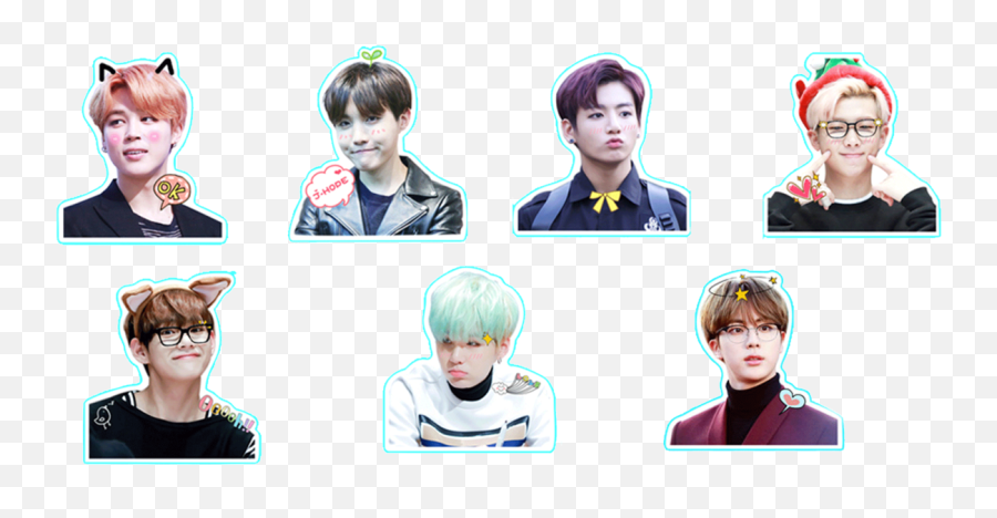 Bts Chibi Png - 59 Images About Sticker De Bts Png Sticker Bts Cute Png Emoji,Bts Emoji