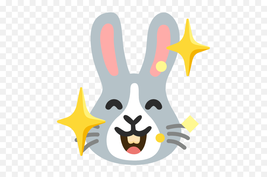Lauren Gawne On Twitter Happy Easter Httpstco - Rabbit Emoji,Bunny Pixel Emoticons