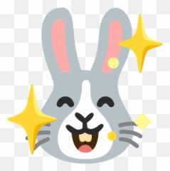 Lauren Gawne On Twitter Happy Easter Httpstco - Rabbit Emoji,Bunny Pixel Emoticons