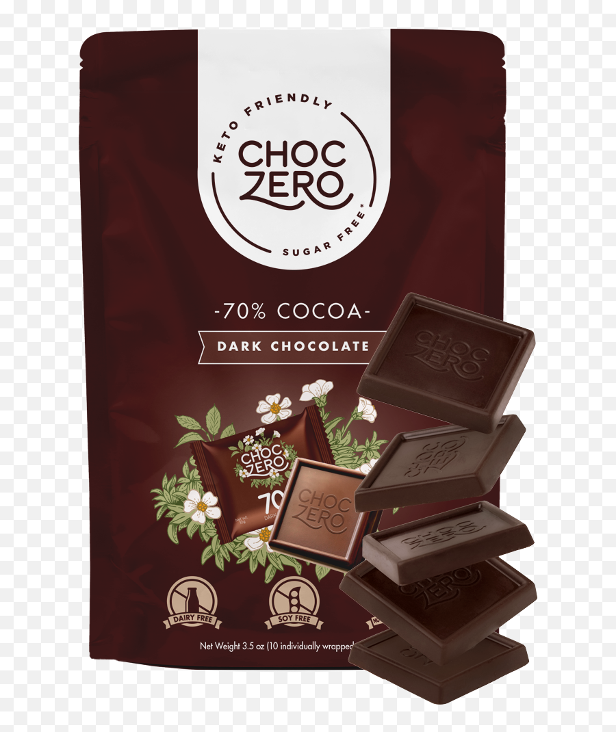 Dark Chocolate Squares - Zero Sugar Chocolate Emoji,Chocolate Substitute For Emotions