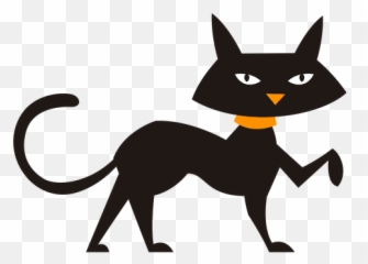 Black Cat Walking Cat Silhouette Transparent Png U0026 Svg Vector - Cartoon Cat Walking Png Emoji,Black Neko Emoticon
