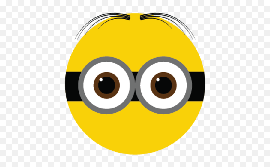 Minion Eyes Png Free Download - Minions Logos Emoji,Minion Emoticon