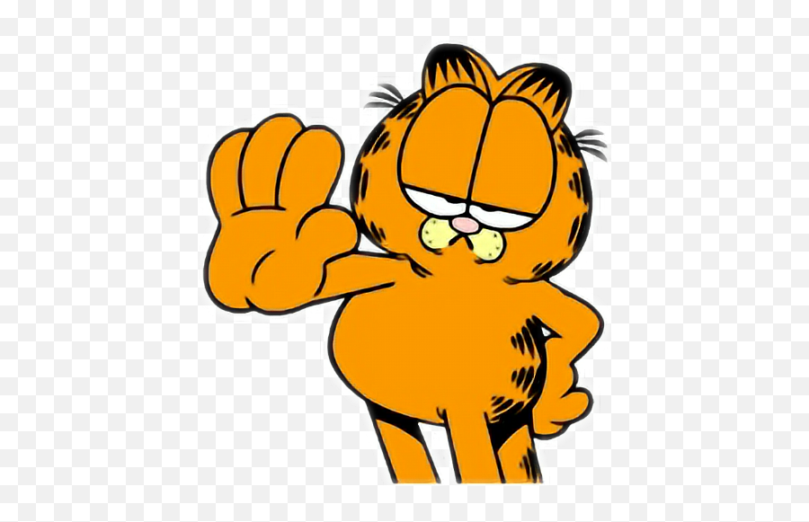Garfield Cat Kitty Meow Comic Sticker By - Wlkanja Emoji,Kitty Cat Emoticon