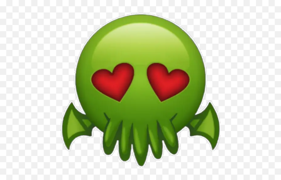 Emoji Cthulhu - Happy,Cthulhu Emoji