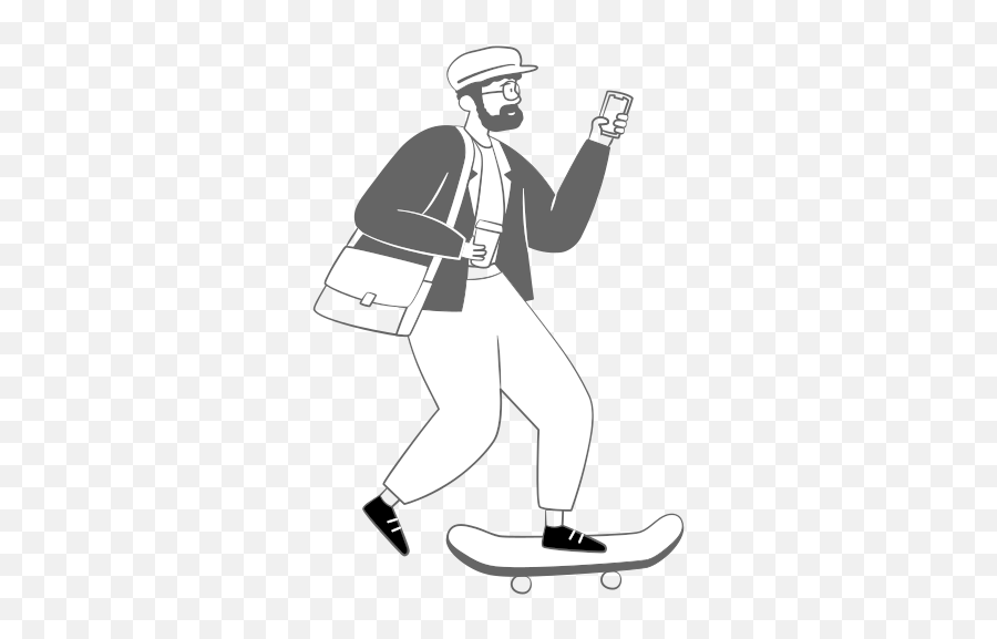 Skateboarder Free Icon Of Streamlineicons Hand Draw 2 Emoji,Emoticon Shmoney Dance