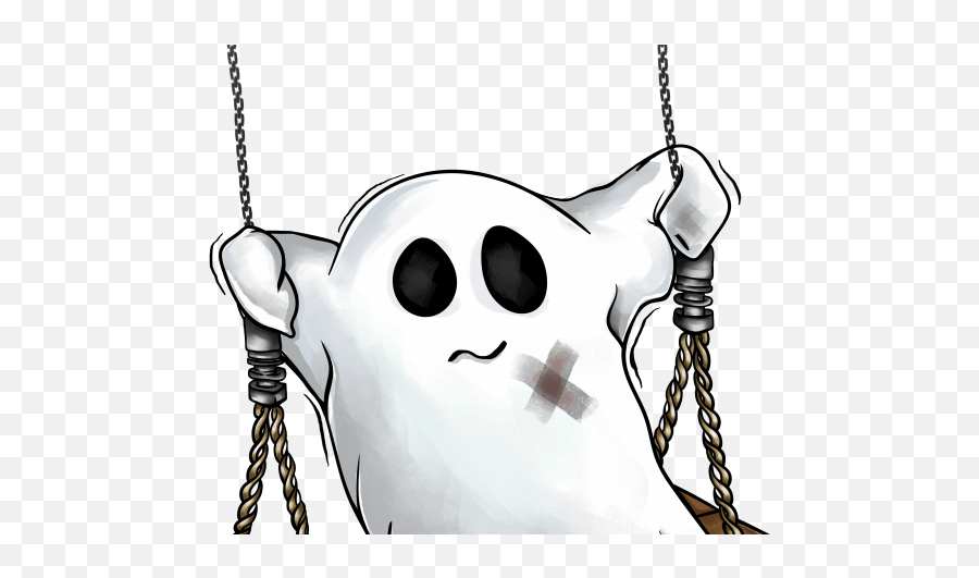 Swing Ghost T Shirt Design Template - Creepy Emoji,Emoji T Shirt Ideas