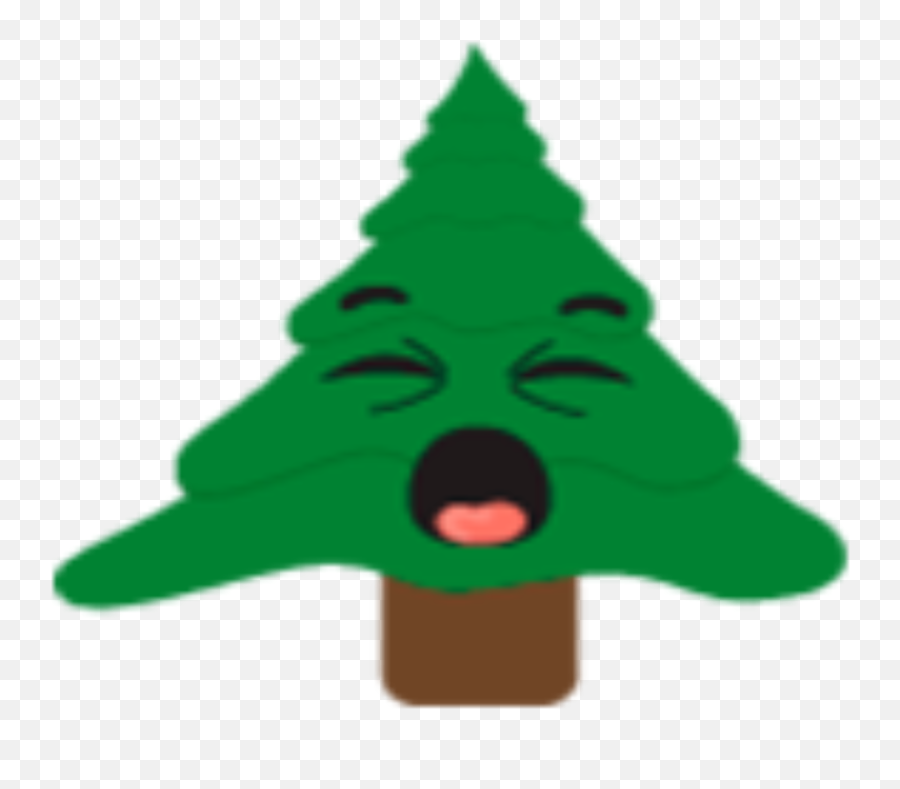 Christmas Sleepy Emoji,Tree Emoji