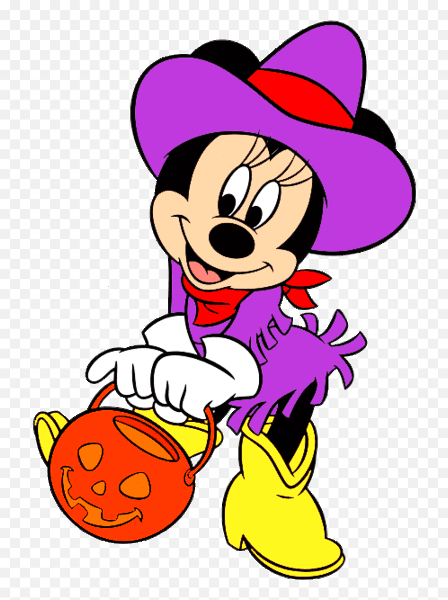 Cowgirl Clipart Minnie Mouse Cowgirl Minnie Mouse - Disney Halloween Minnie Clipart Emoji,Minnie Emoji