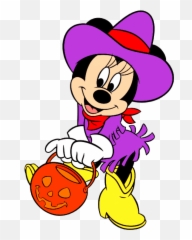 Cowgirl Clipart Minnie Mouse Cowgirl Minnie Mouse - Disney Halloween Minnie Clipart Emoji,Minnie Emoji