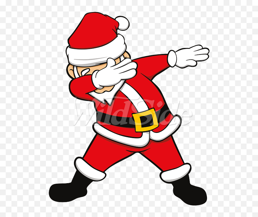 Dabbing Santa - Santa Claus Clipart Full Size Clipart Emoji,Tree And Santa Emoji
