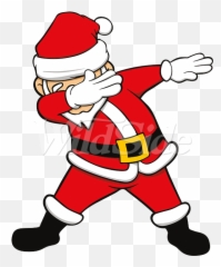 Dabbing Santa - Santa Claus Clipart Full Size Clipart Emoji,Tree And Santa Emoji