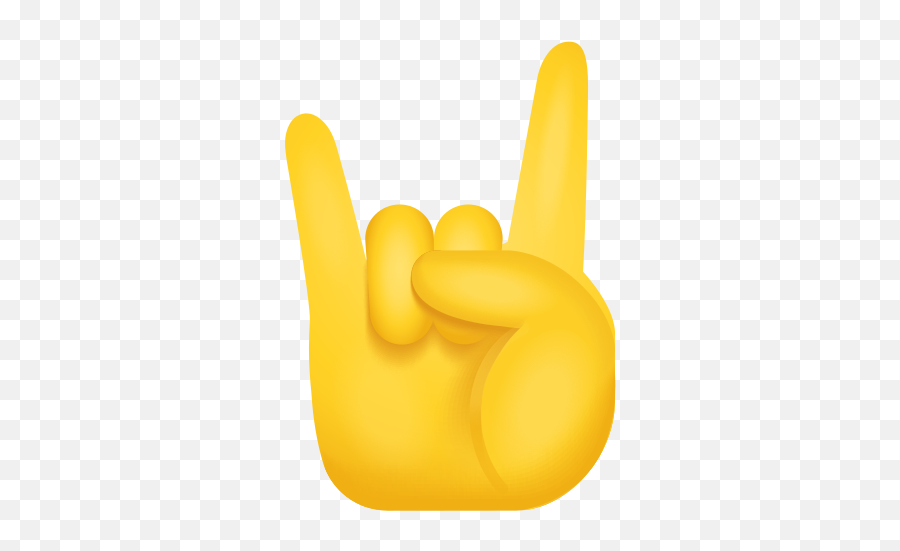 Sign Of The Horns Icon In Emoji Style,Emoji With Hands Out