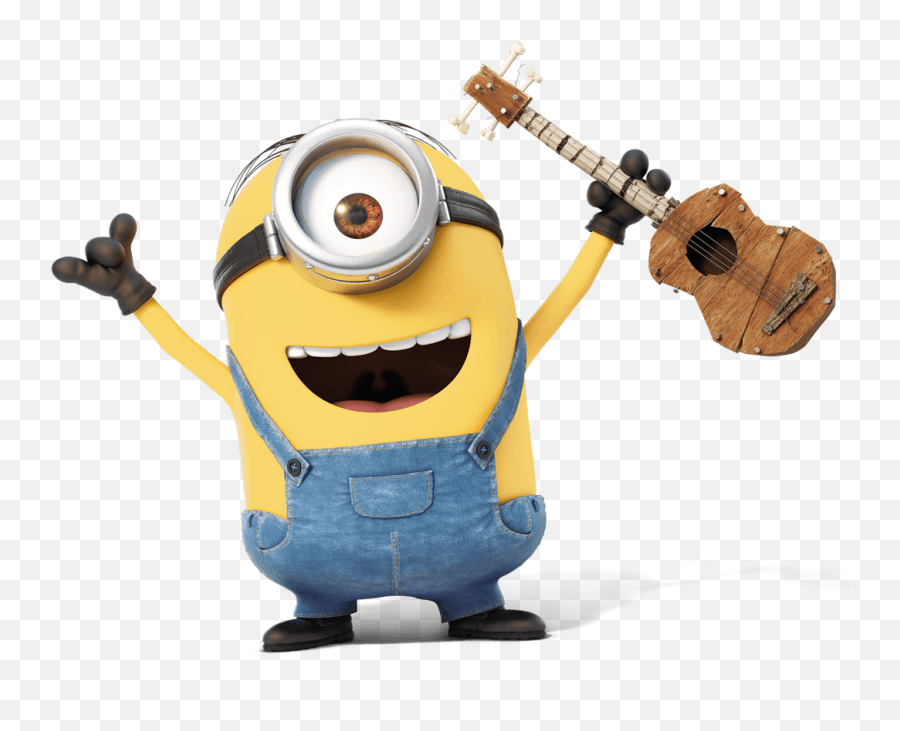Minions Guitar - Minion Ukelele Emoji,Minion Emoji