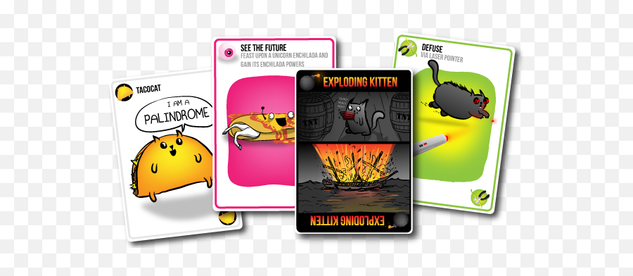 5 Awesome Party Games You Should Check Out - Exploding Kittens Card Emoji,Cyanide And Happiness Emoji