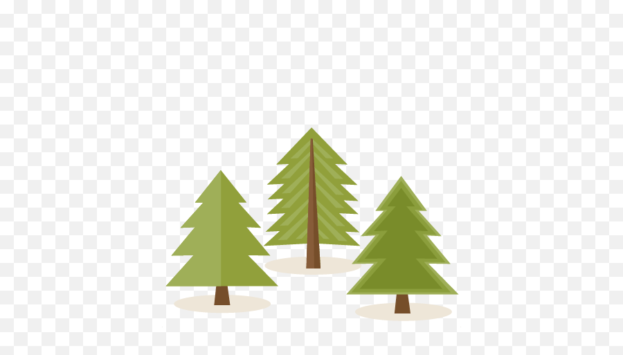 Three Pine Trees Clip Art At Clker - Pine Tree Vector Png Emoji,Pine Tree Emoji