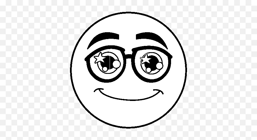 Smiley With Glasses Coloring Page - Coloringcrewcom Coloring Book Emoji,Emoji Coloring Sheets
