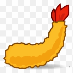 Fried Shrimp - Tempura Shrimp Draw Png Emoji,Shrimp Emoticon