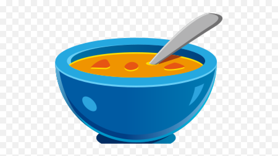 Soup Clipart Spoon Bowl - Punch Bowl Emoji,Chicken Soup Emoji