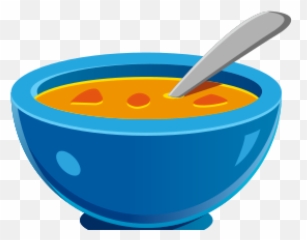 Soup Clipart Spoon Bowl - Punch Bowl Emoji,Chicken Soup Emoji