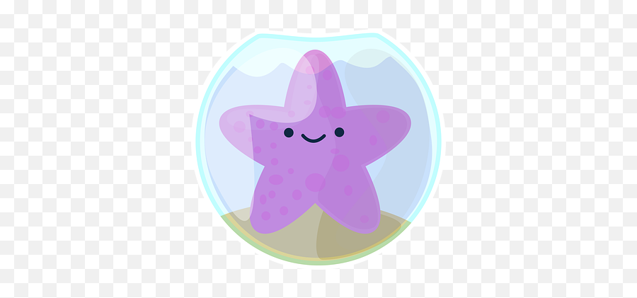 Free Kawaii Cute Vectors - Estrella De Mar Kawaii Emoji,Starfish Emoji
