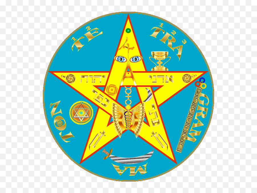 Pentagrama Esotérico - Pentacle Tetragrammaton Emoji,Emoji Pentagrama