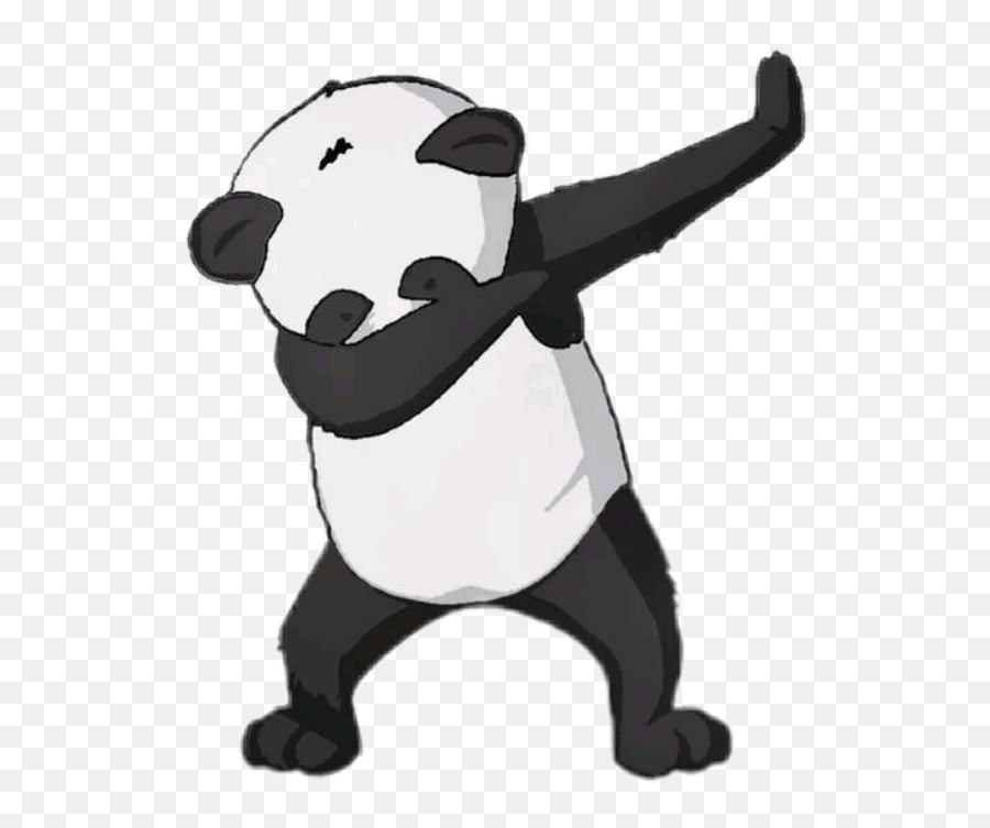 Panda Clipart Dabbing Panda Dabbing - Dabbing Panda Emoji,Sad Panda Emoji