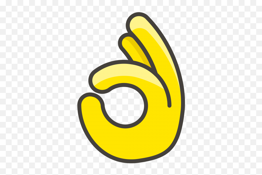 Ok Hand Emoji - Icon Clipart Full Size Clipart 3741226 Ok Icono,Ok Hand Sign Emoji