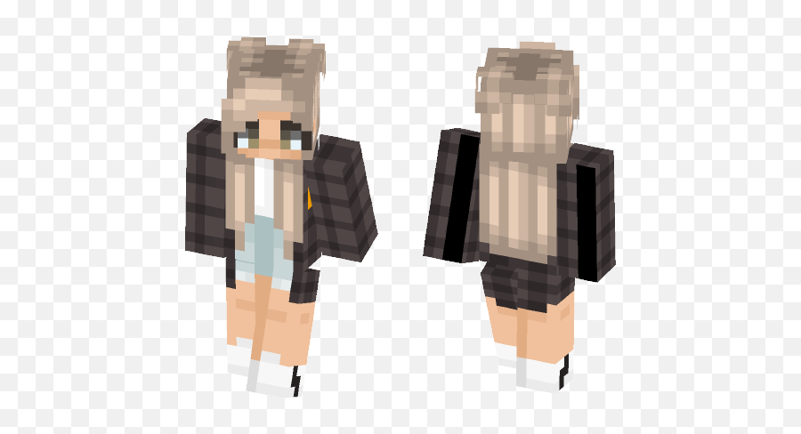 Girl Skin Minecraft - Naturalskins Anbu Minecraft Skin Girl Emoji,Heart Eye Emoji Mincraft