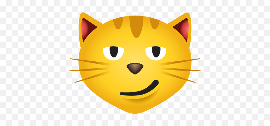 Gato Com Sorriso Irônico Ícone - Smile Emoji,Wry Smile Emoji