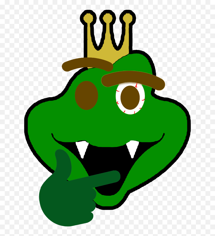 Kingkroolthink - Discord Emoji King K Rool Emoji,Thinking Emoji Transparent