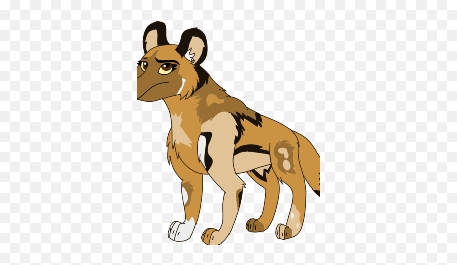 Wild Dogs - Animal Figure Emoji,African Wild Dog Ears Emotions