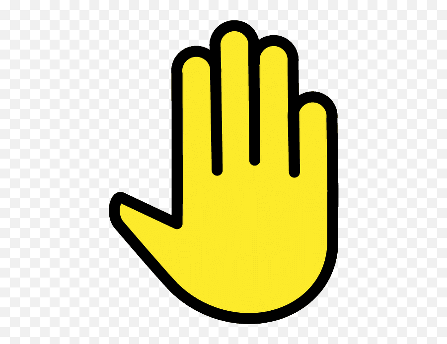 Hand - Png Stop Signal Hand Emoji,Hand Emoji Meaning