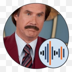 Ron Burgundy Anchorman Soundboard - Gentleman Emoji,Ron Burgundy Glass Case Of Emotion
