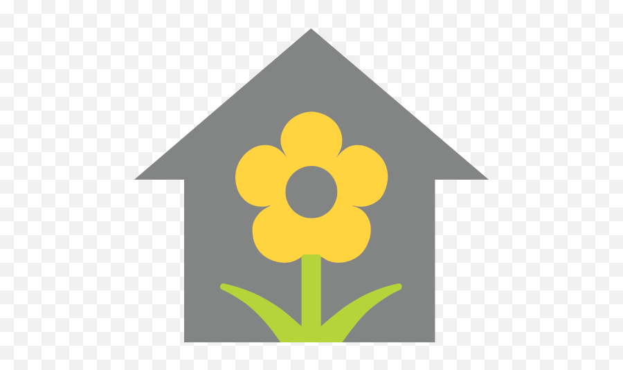 House With Garden - Decorative Emoji,Garden Emoji