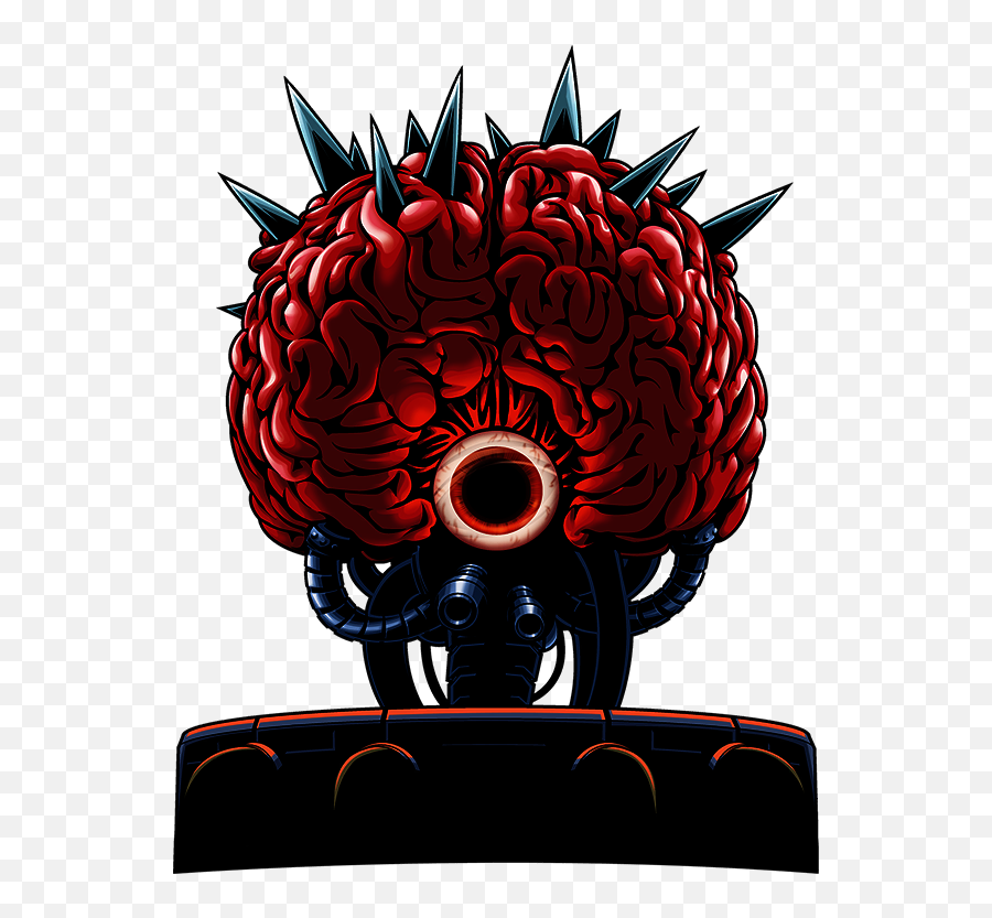 Mother Brain - Metroid Mother Brain Emoji,Metroid Samus Emotions