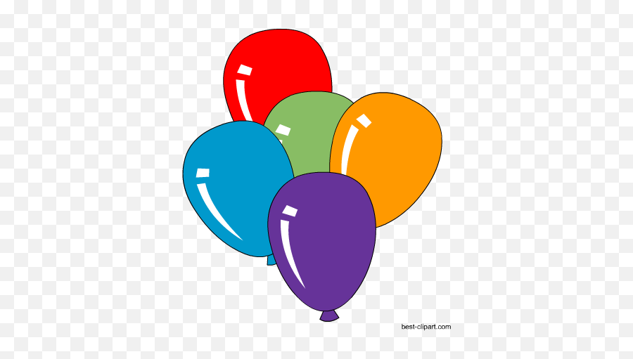 Free Balloon Clip Art Images Color And Black And White - Colorful Png Clipart Balloon Bunch Clipart Emoji,Balloon Emoticon Text