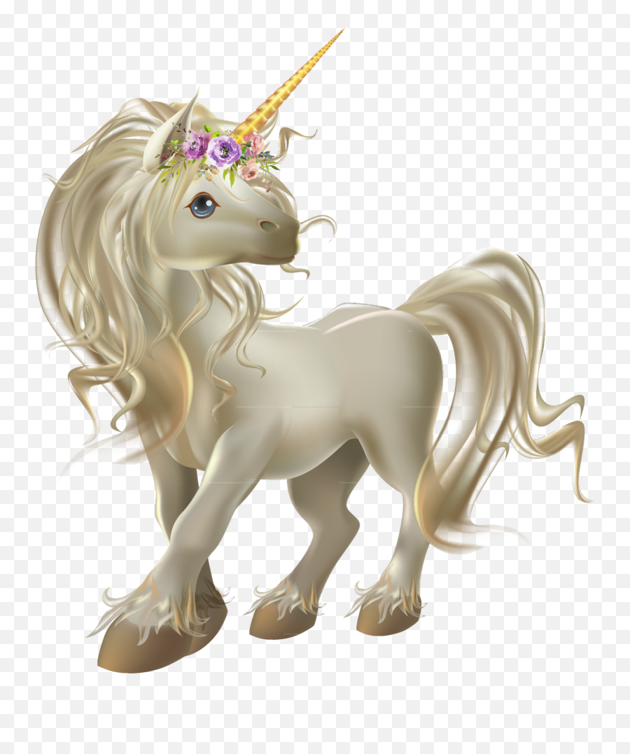 Unicorn Unicornio Flowers Flores Sticker By Anna - Game Unicorn Without Background Emoji,Emojis Unicornio