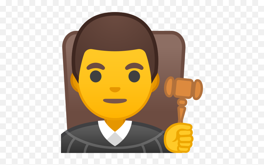 Man Judge Emoji - Richter Emoji,Scales Of Justice Emoji