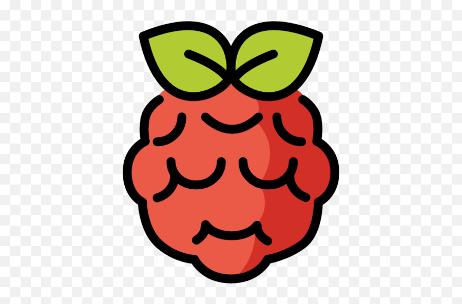 Raspberry Emoji - Happy,Pi Of Emojis