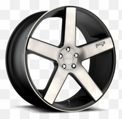22 Inch 22x9 Niche M134 Milan Black - Niche Milan M124 Emoji,Emotion D9r And Emotion 11r On Car