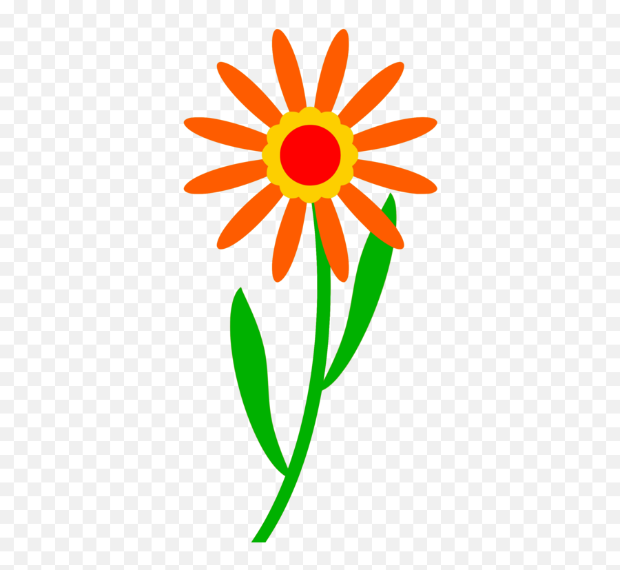 Plant Flower Chamomile Png Clipart - Orange Flower Clipart Jpg Emoji,Flower Emoji For Computer