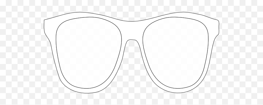 Sunglasses Clip Art At Clker - Transparent White Glasses Clipart Emoji,Emoji Sunglasses Clip Art
