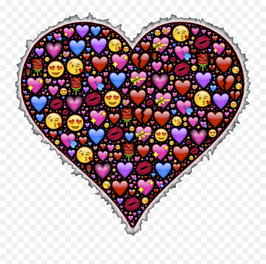 Download Full With Heart Emoji - Full Size Png Image Pngkit Emoji Love Heart Lots,Ar Emoji
