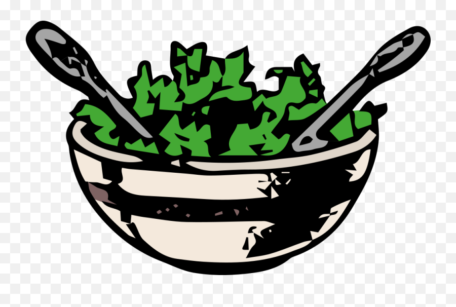 Medium Image - Green Salad Clipart Png Download Full Salad Greens Clip Art Emoji,Salad Emoji