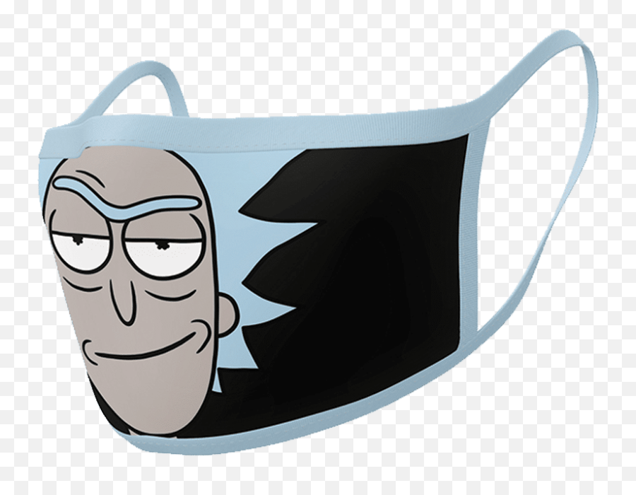 Face Mask Rick And Morty Rick 2 - Pack Emoji,Rick And Mort Emotion Moments