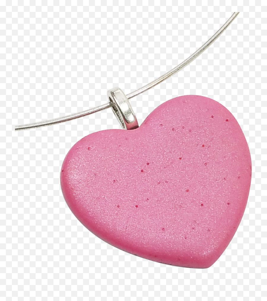 Matte Pink Heart Pendant - Xlarge Emoji,Wearing Your Emotions On Your Wrist