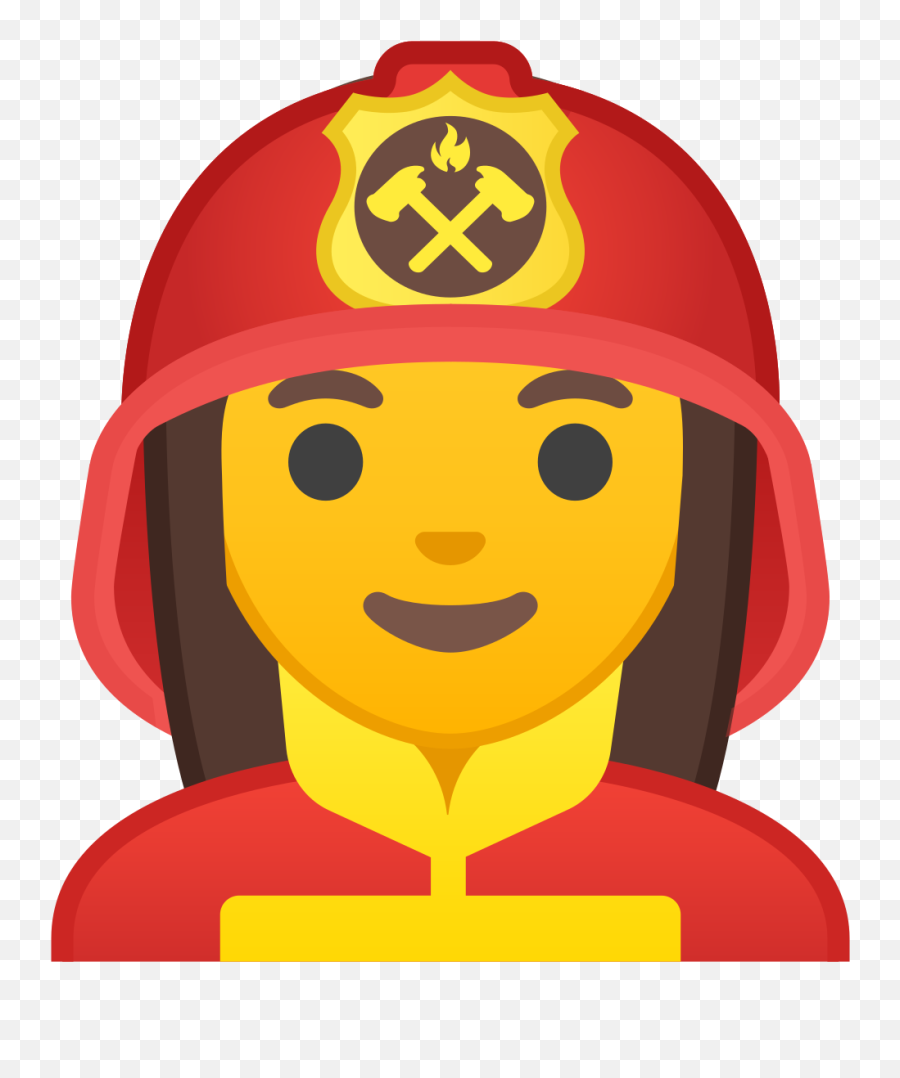 Filenoto Emoji Pie 1f469 200d 1f692svg - Wikimedia Commons Firefighter Emoji,Cross Emoticon