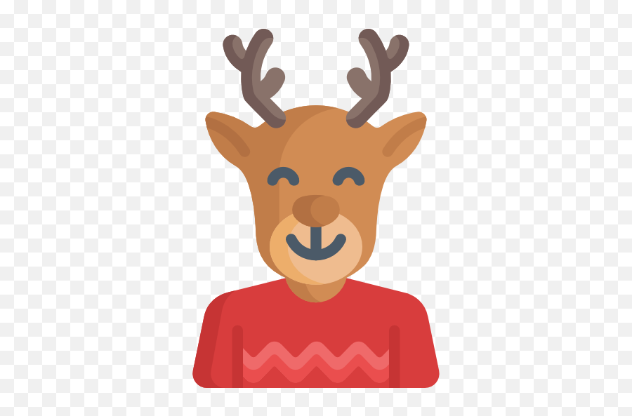 Reindeer Free Vector Icons Designed By Freepik Vector Icon Emoji,Raindeer Emoji